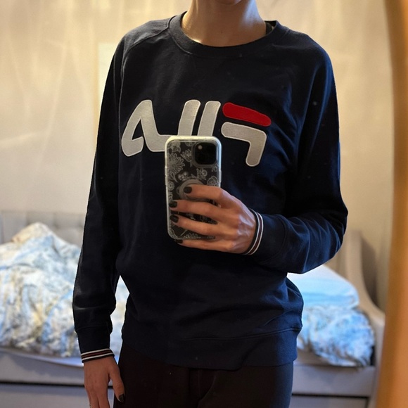 Fila lightweight navy blue sweater - Picture 7 of 7